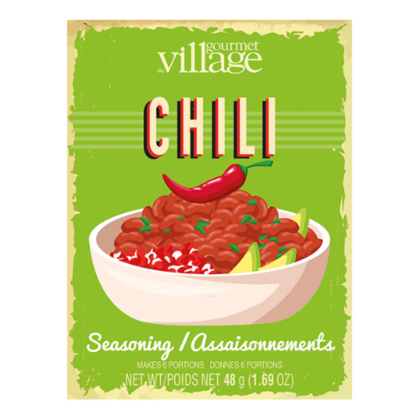 Gourmet du Village Gourmet Du Village - Chili Seasoning Recipe Box