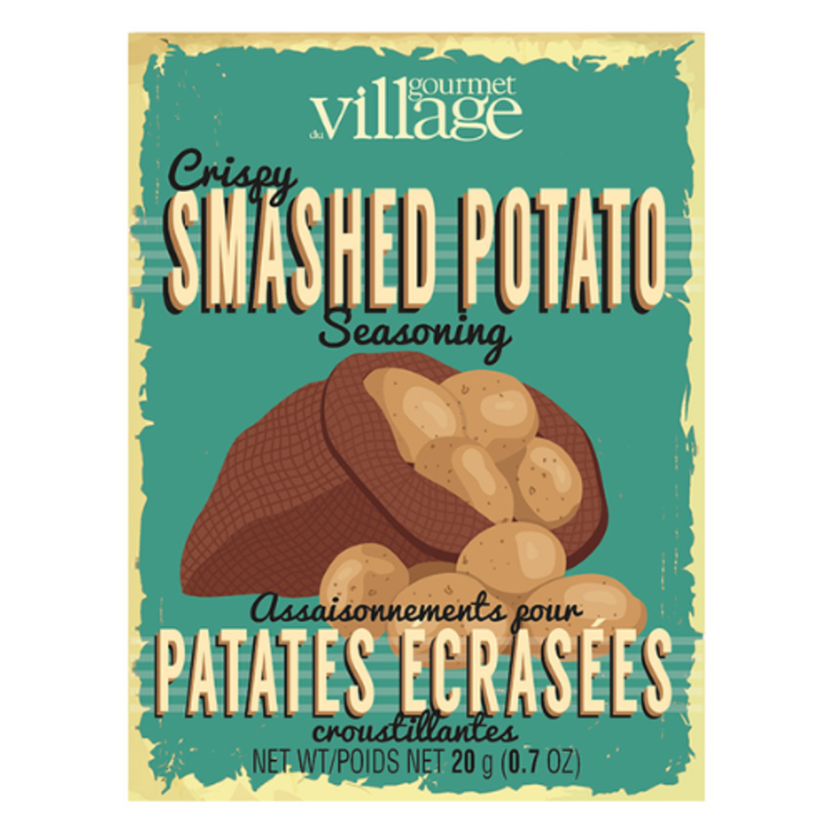 Gourmet du Village Gourmet Du Village - Crispy Smashed Potato Recipe Box