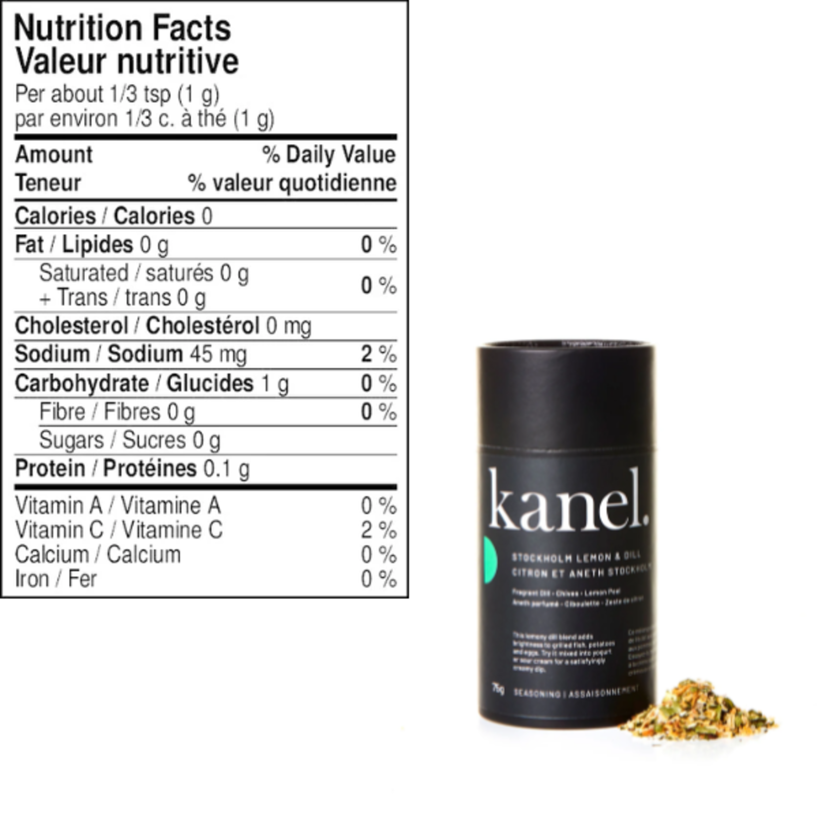Kanel - Stockholm Lemon & Dill Spice Mix