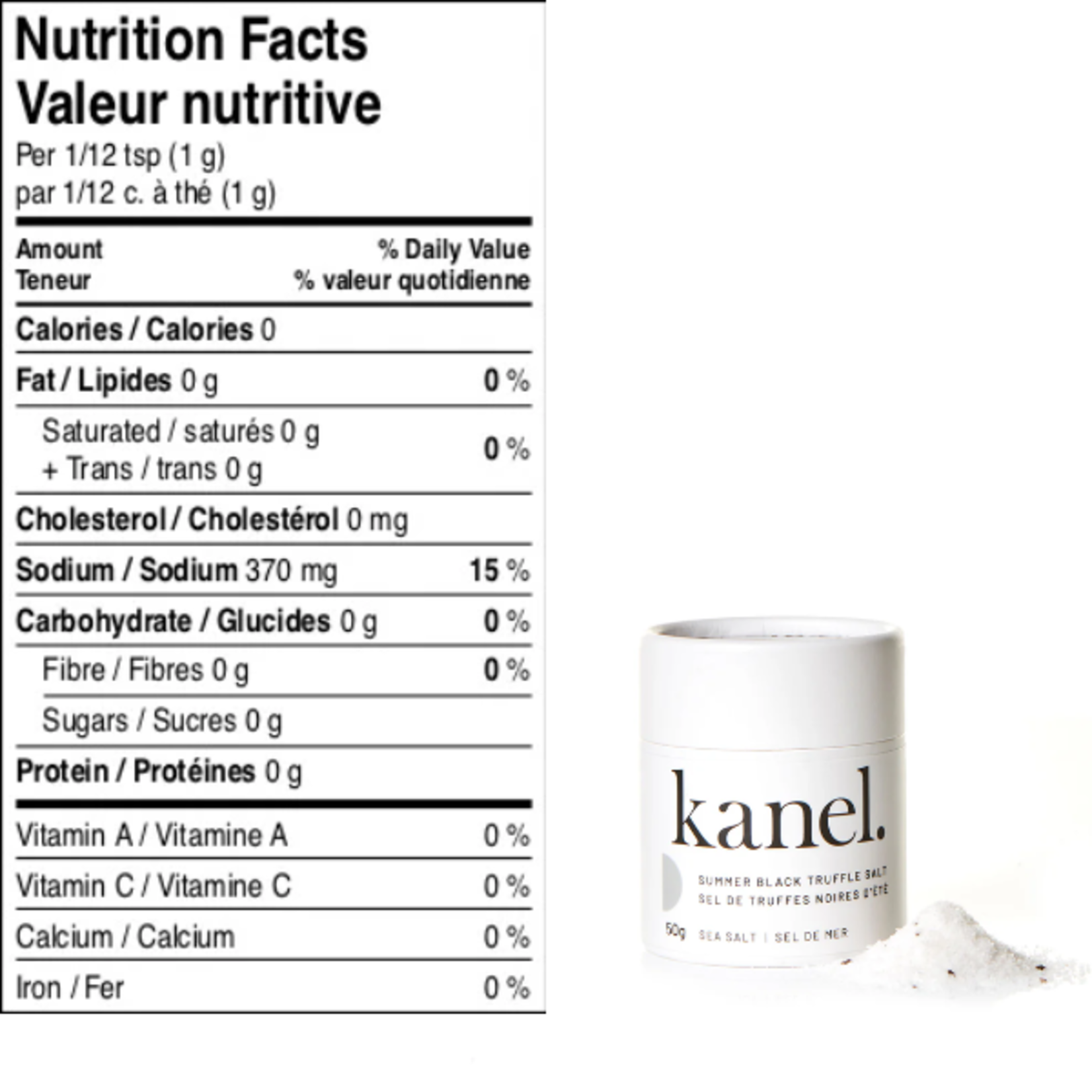 Kanel - Summer Black Truffle Salt