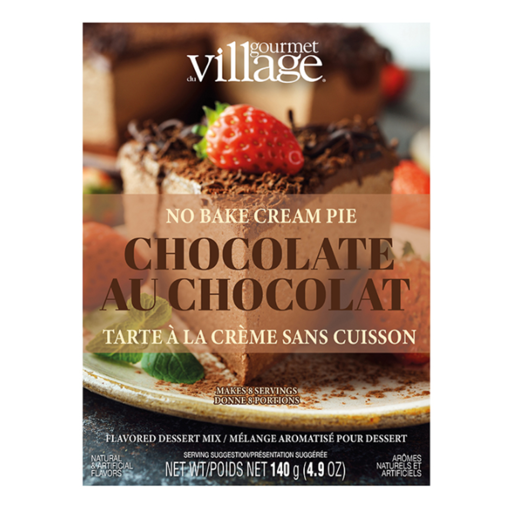 Gourmet du Village Gourmet du Village - No Bake Pie Chocolate Cream Pie Mix