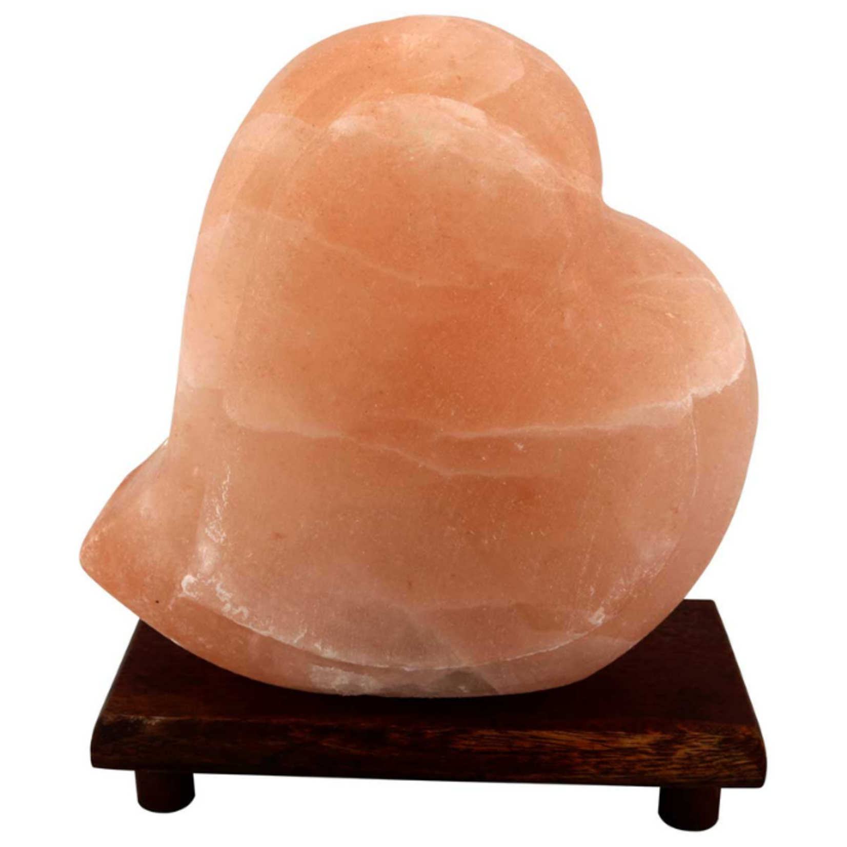 Relaxus Himalayan Heart Shape Salt Lamp 3-4kg Orange