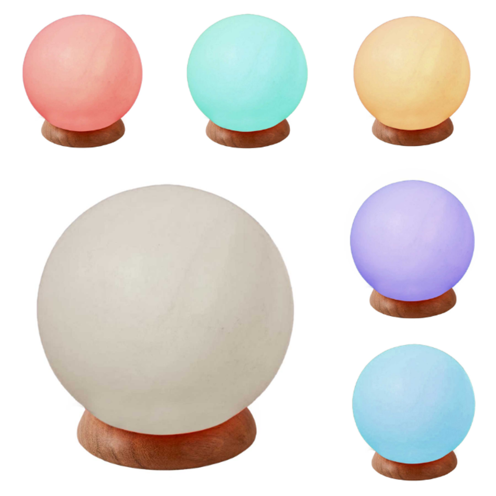 Relaxus Mini Colour Changing Sphere Himalayan Salt Lamp
