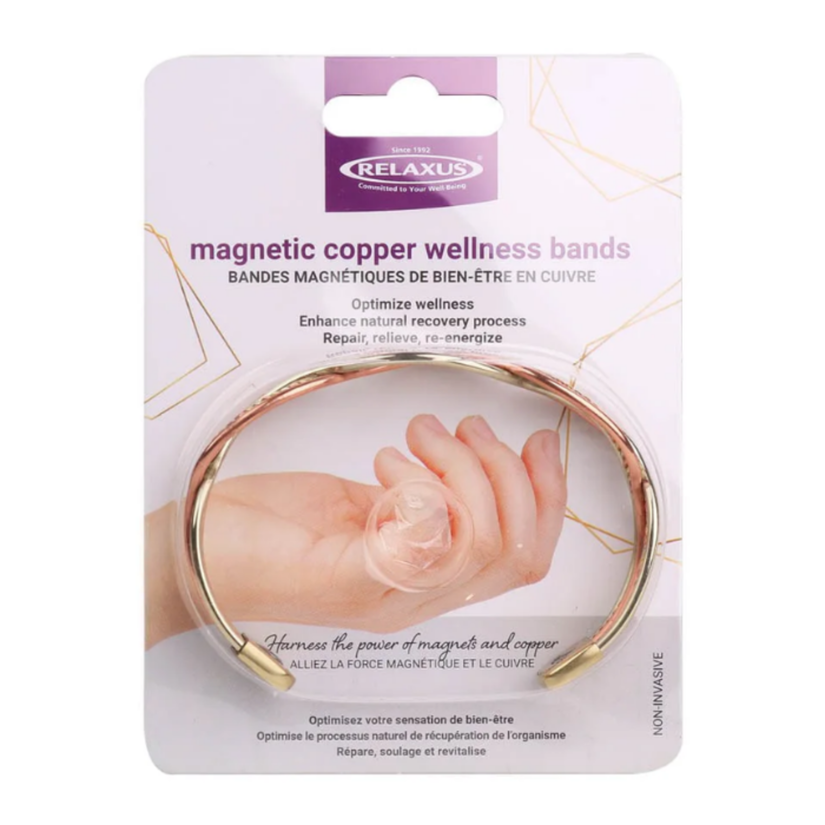 Relaxus Magnetic Copper Wellness Band - Serpentine