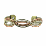 Relaxus Magnetic Copper Wellness Band - Serpentine