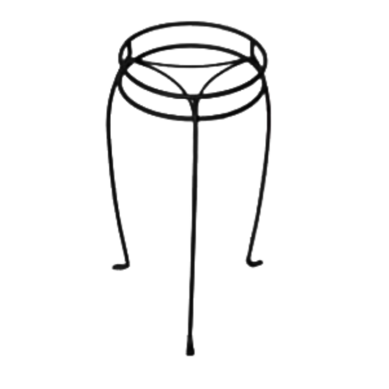 Pacific Rim Brackets Ltd Pacific Rim Brackets - Plant Stand - 10" Diameter x 21" Tall - Black