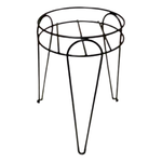 Pacific Rim Brackets Ltd Plant Stand 14" Diameter x 15" Tall Black