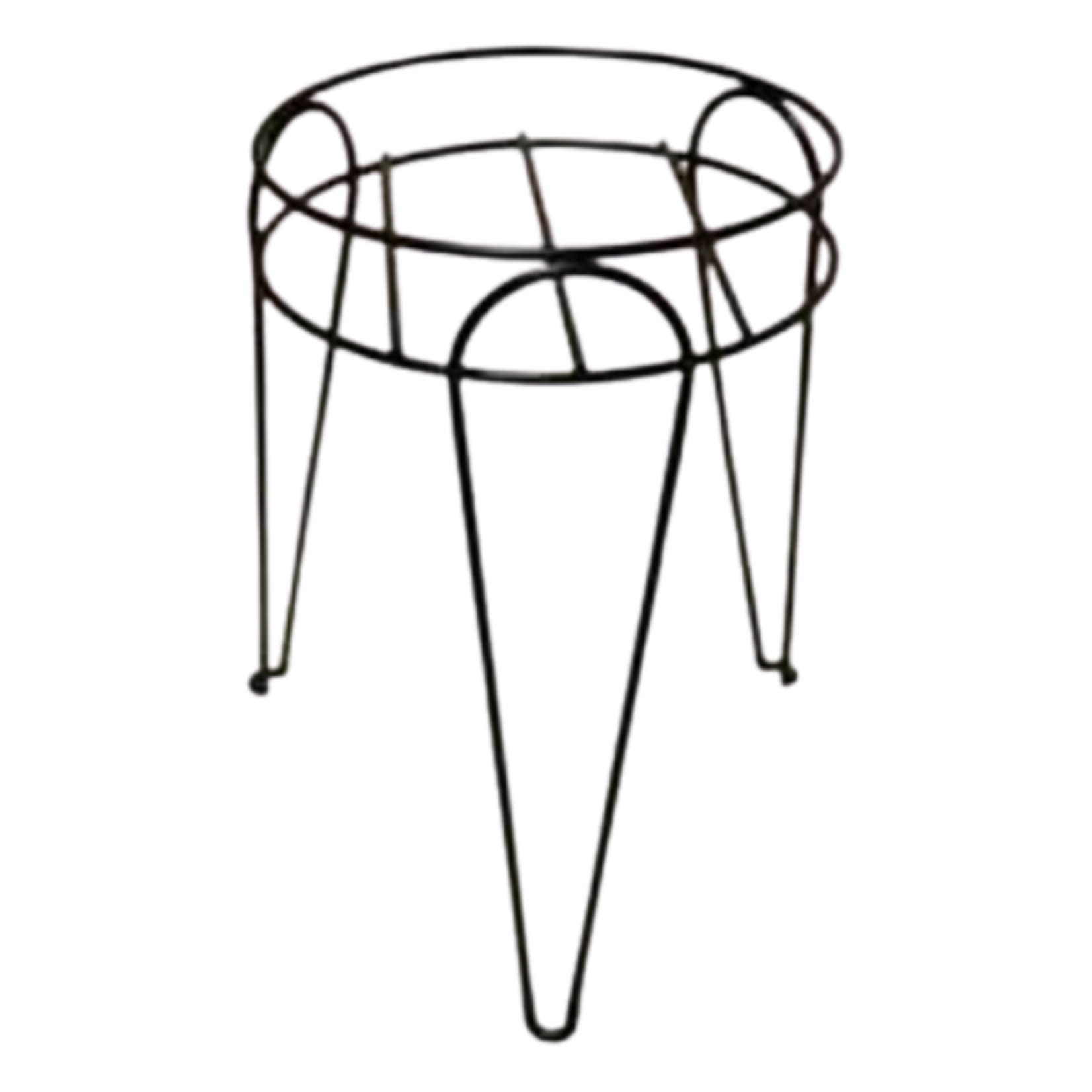 Pacific Rim Brackets Ltd Pacific Rim Brackets - Plant Stand - 14" Diameter x 15" Tall - Black