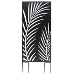 Pacific Rim Brackets Ltd Palm Leaves Metal Garden Screen 68"H
