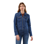 French Dressing Jeans Zip Front Denim Jacket