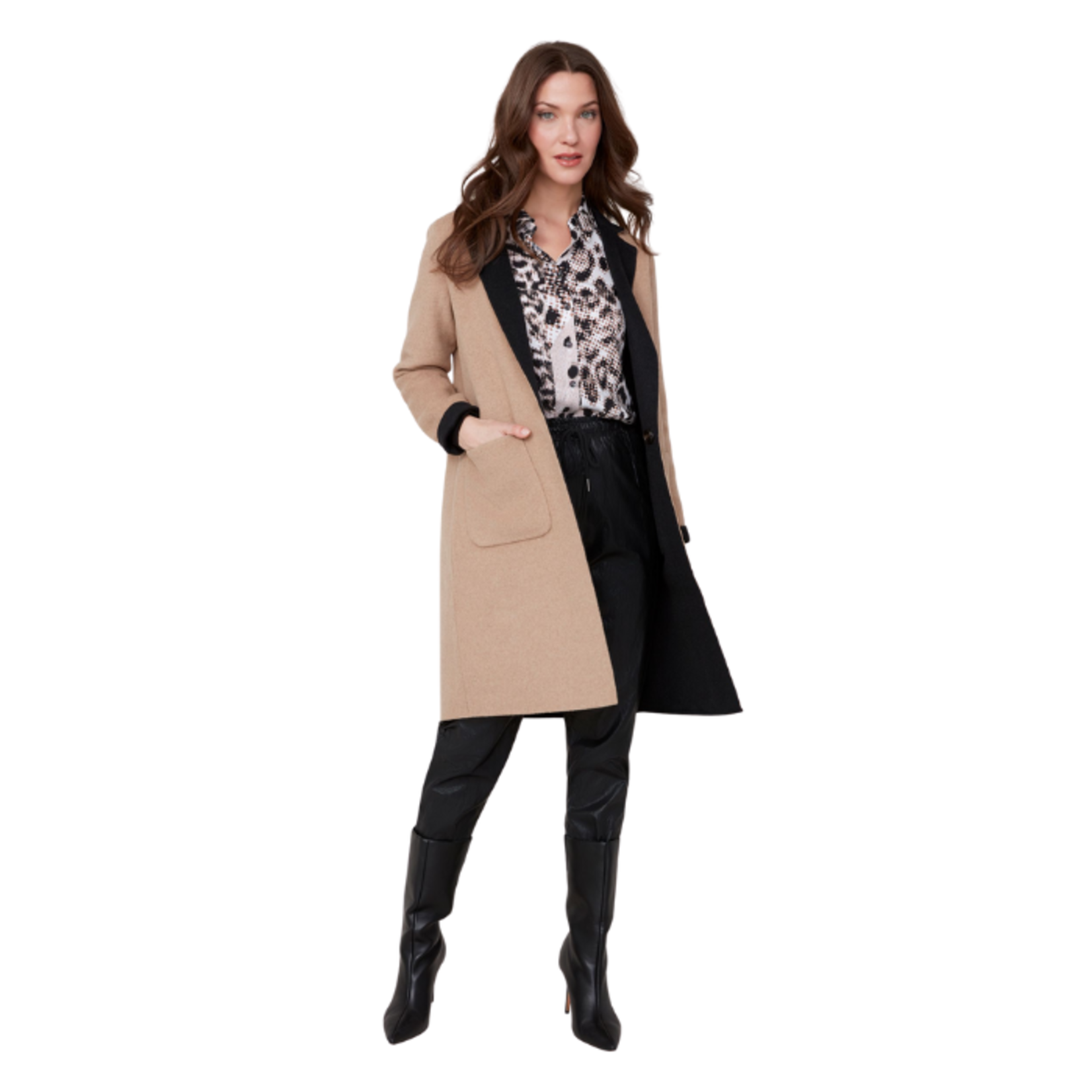 Renuar Renuar - Reversible Knee-Length Coat