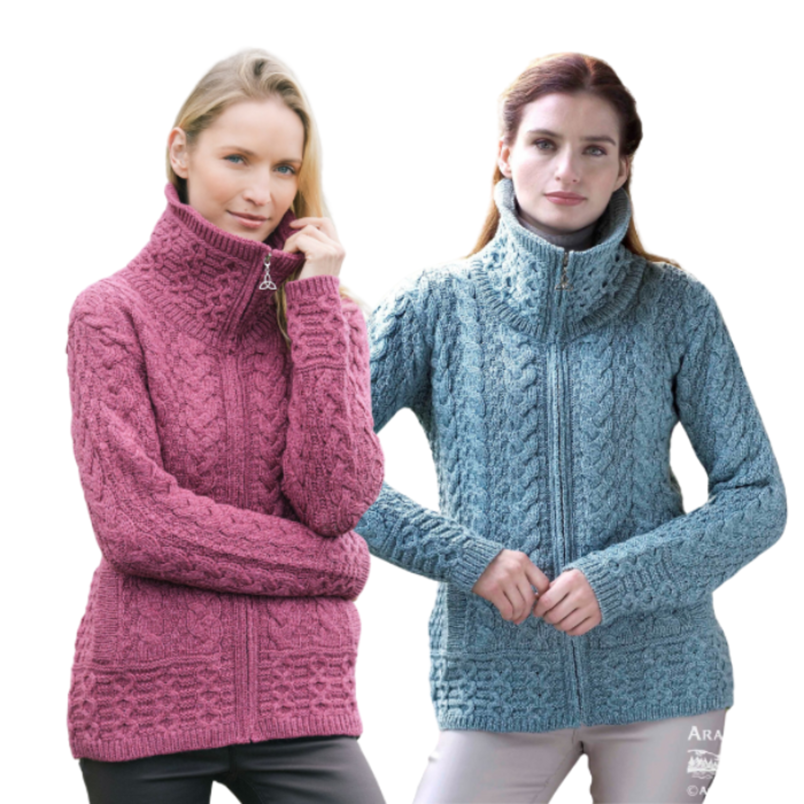 West End Knitwear - Louisburgh Double Collar Cardigan