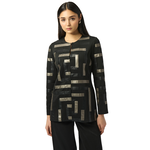 Joseph Ribkoff Geometric Long Sleeve Formal Jacket