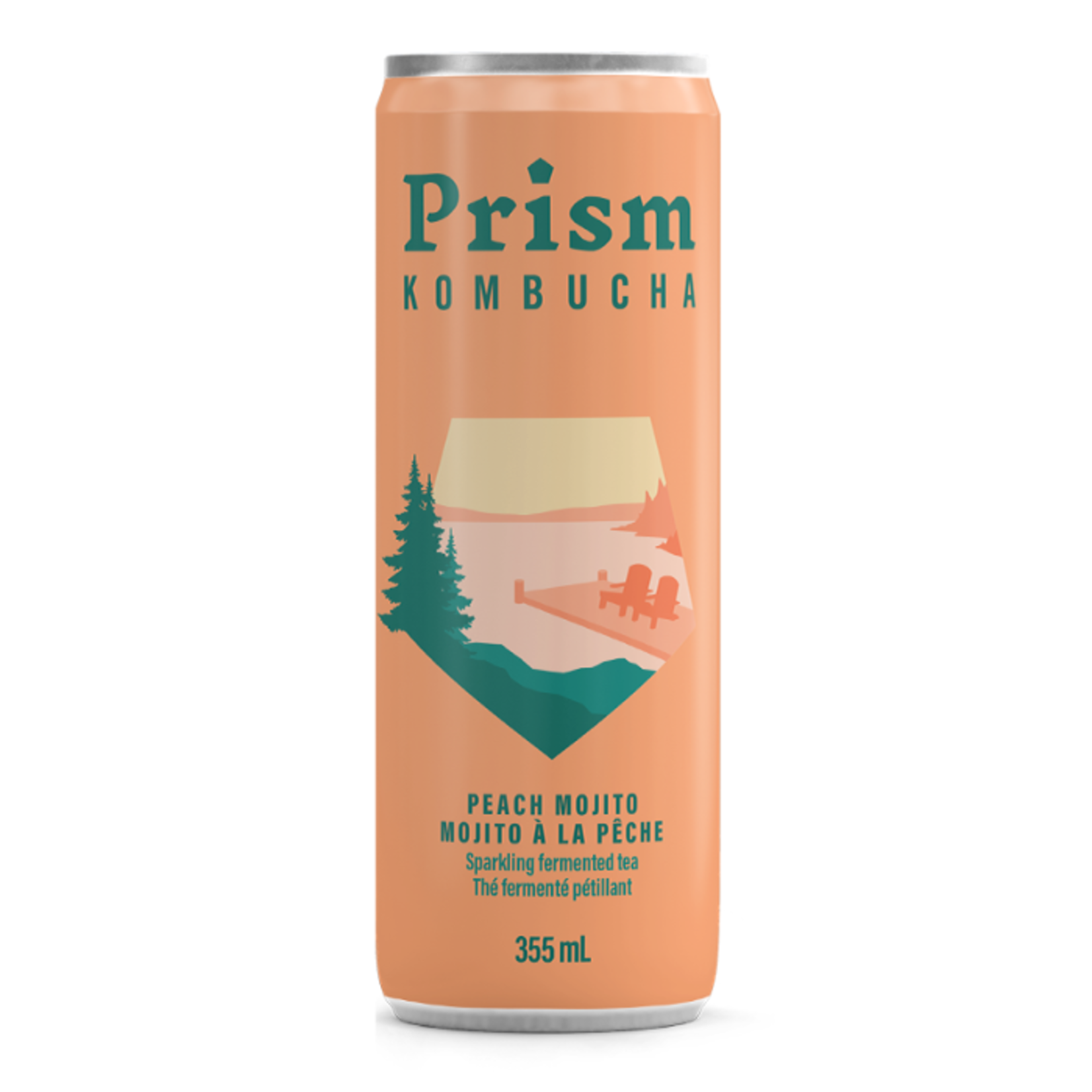 Prism Kombucha - Peach Mojito