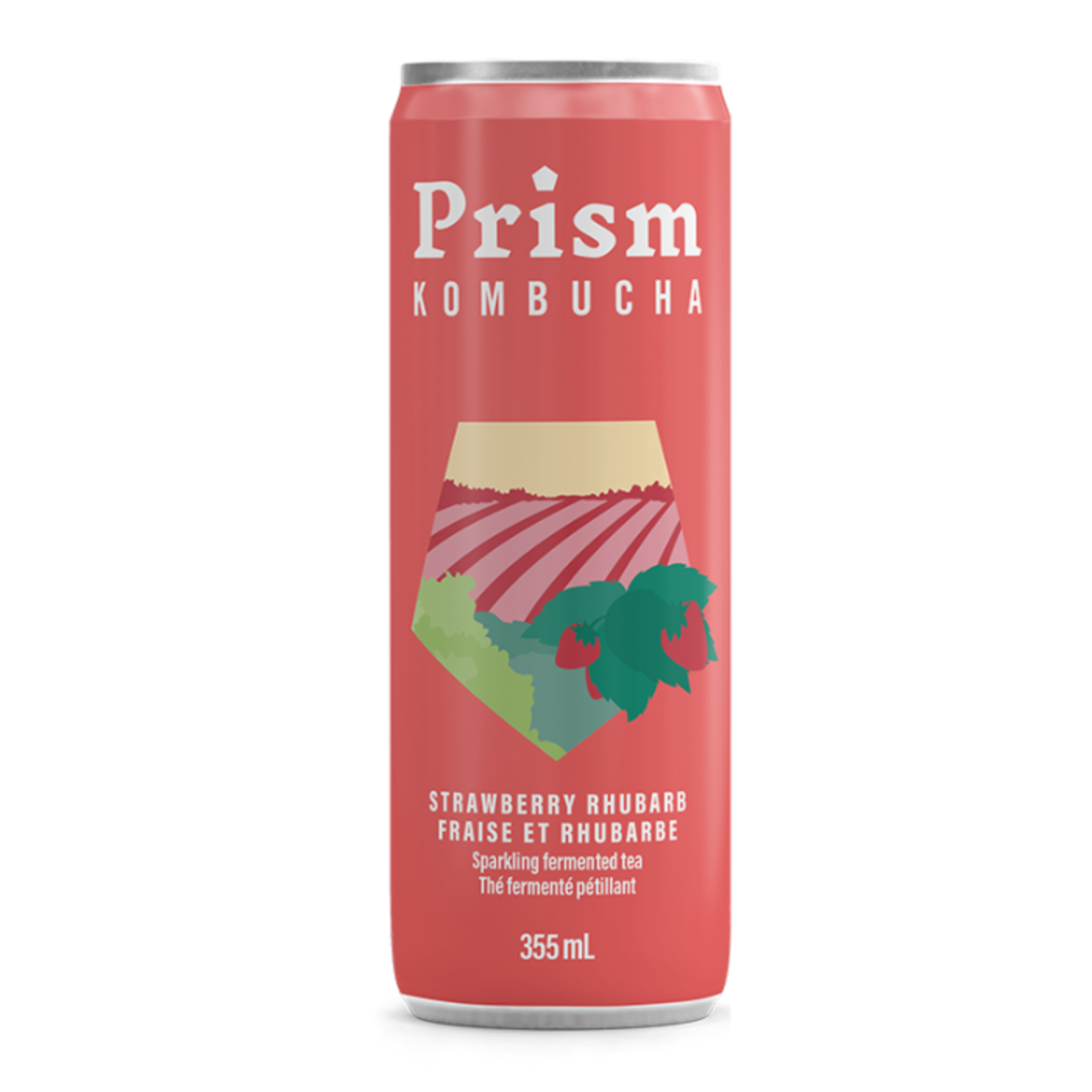 Prism Kombucha - Strawberry Rhubarb