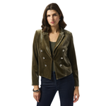 Joseph Ribkoff Velvet Blazer w/ Notched Lapel
