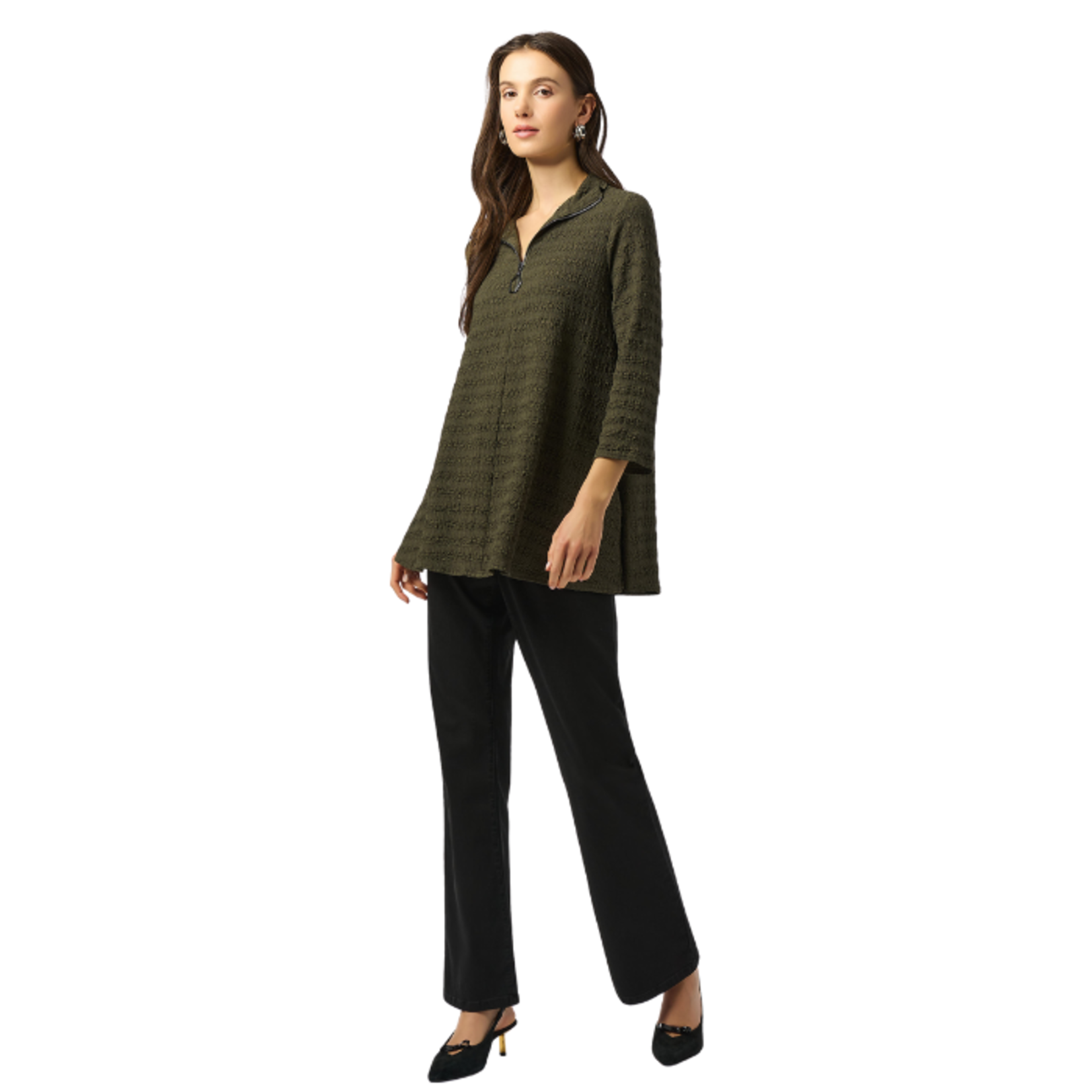 Joseph Ribkoff Joseph Ribkoff - Zipper Closure Casual Top