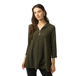 Joseph Ribkoff Zipper Closure Casual Top