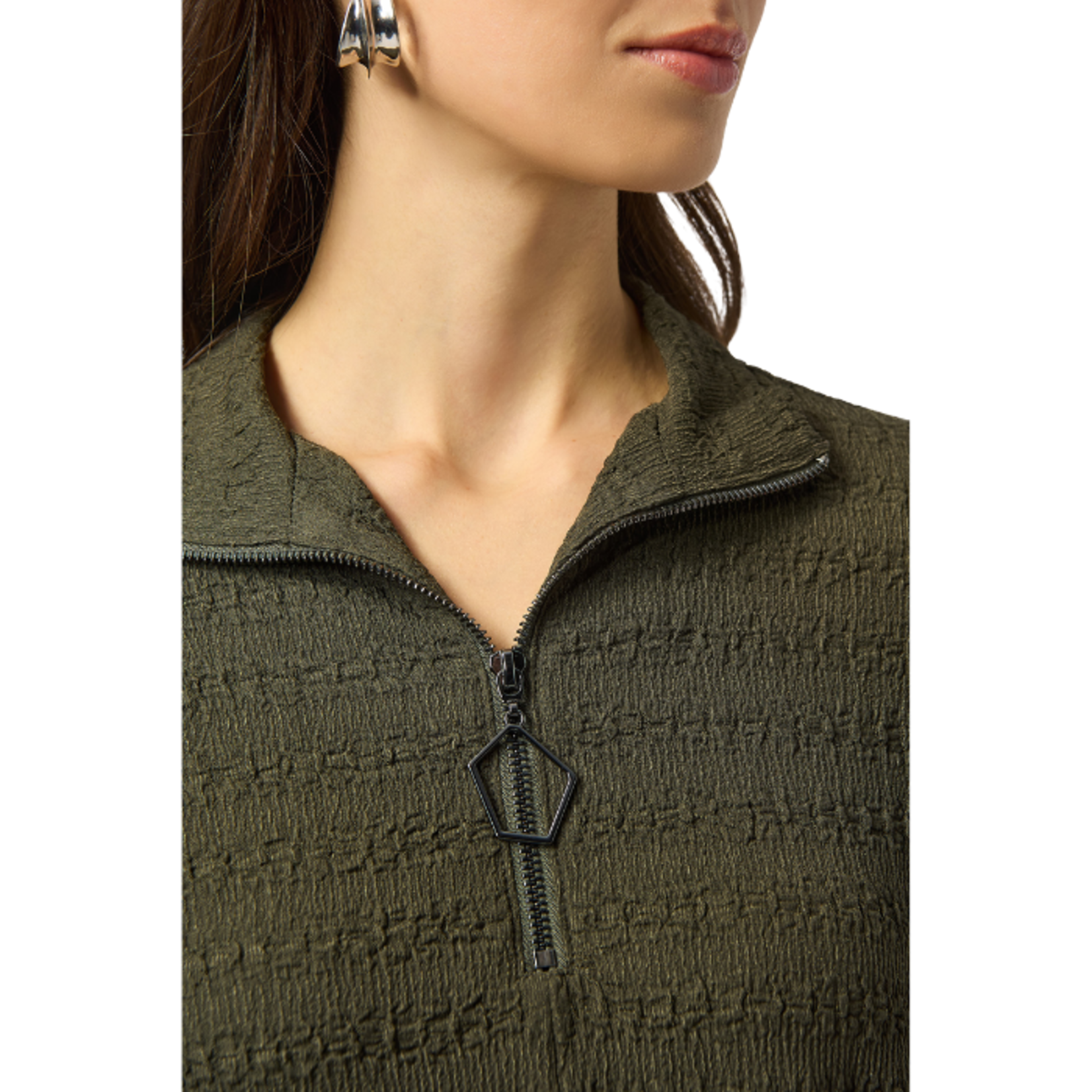 Joseph Ribkoff Joseph Ribkoff - Zipper Closure Casual Top