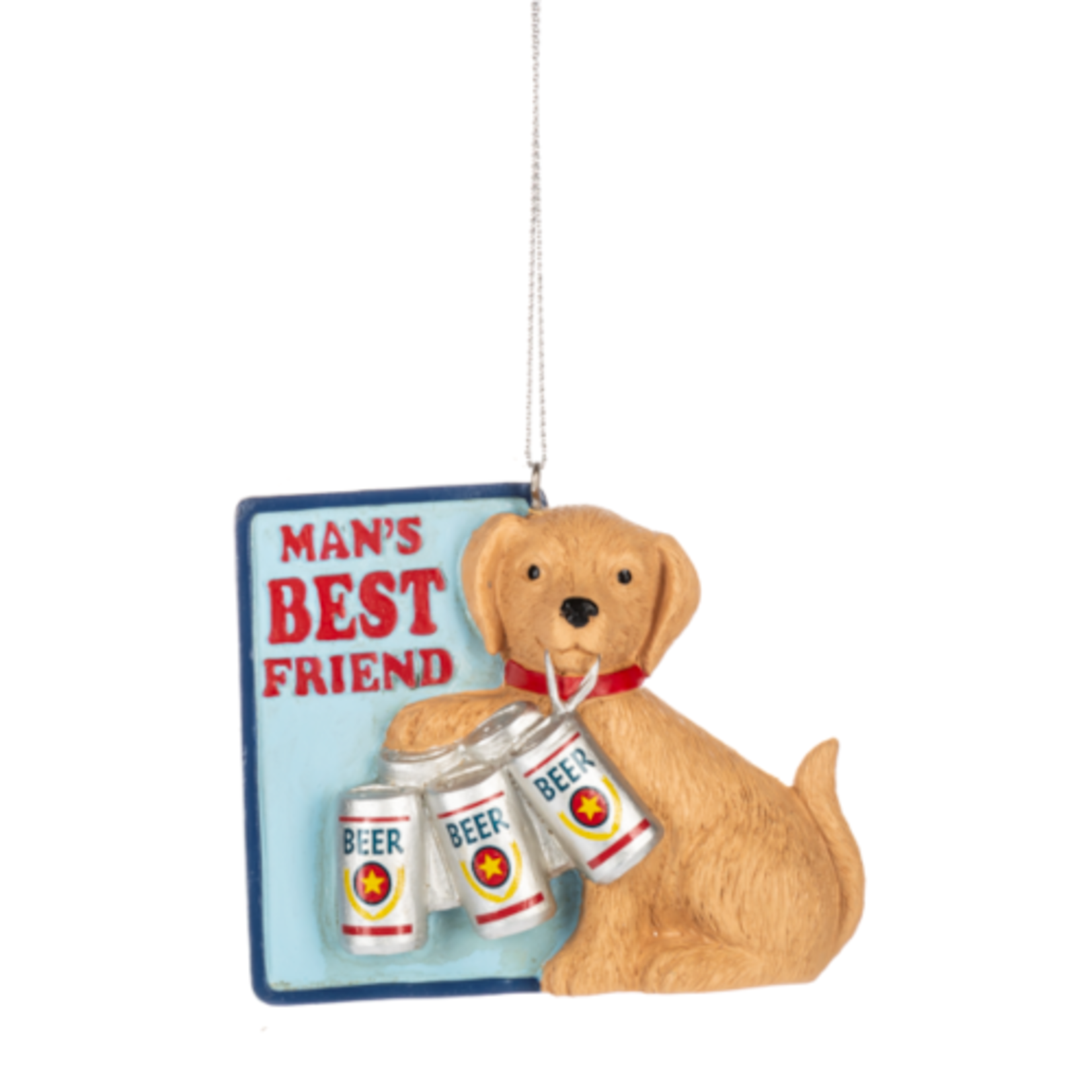 Ganz - Midwest - CBK Mans Best Friend Ornament