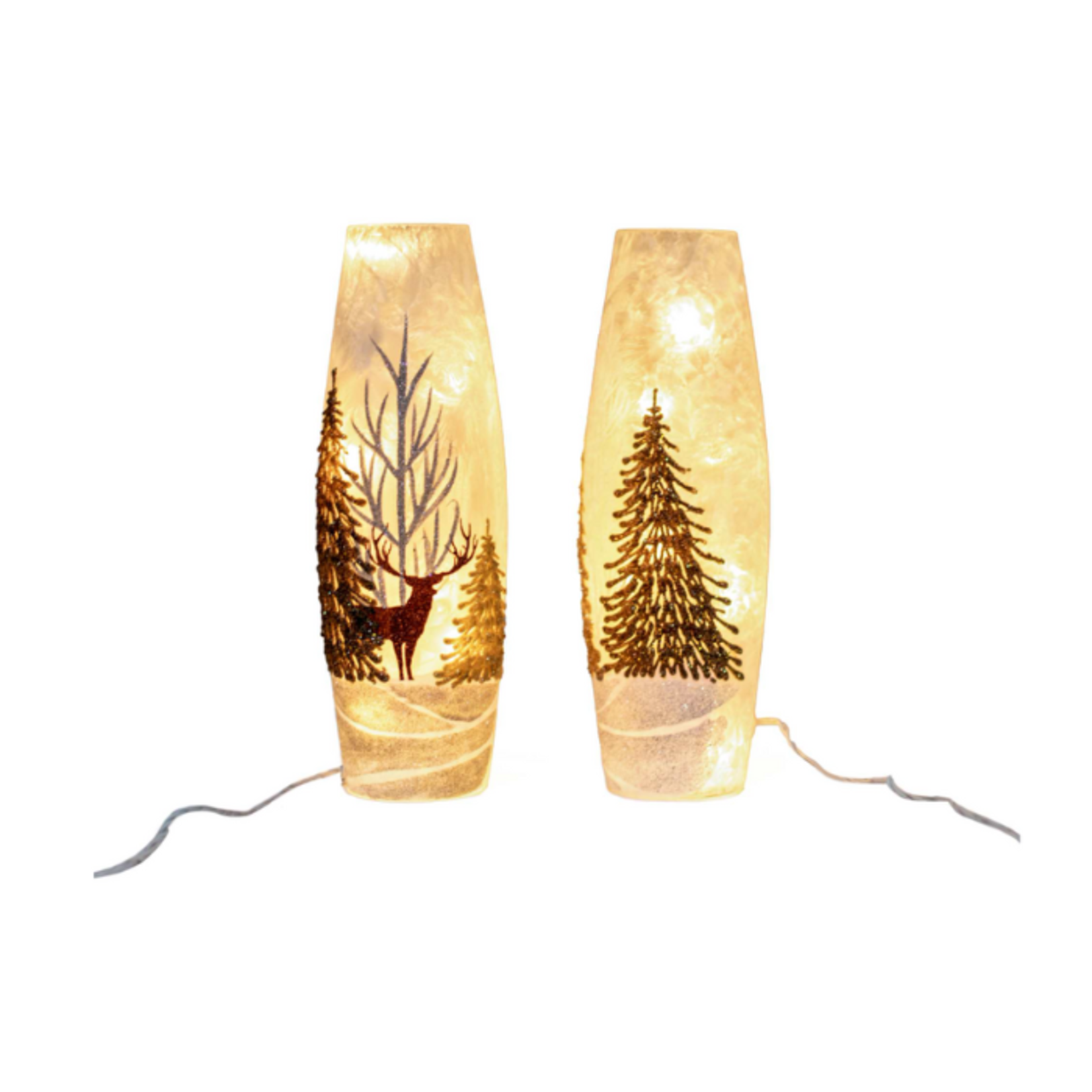 Splash Glass LED Forest Lamps - Assorted Styles - ea