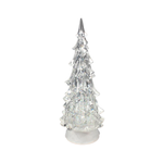 Splash Large White LED Swirling Glitter Christmas Tree