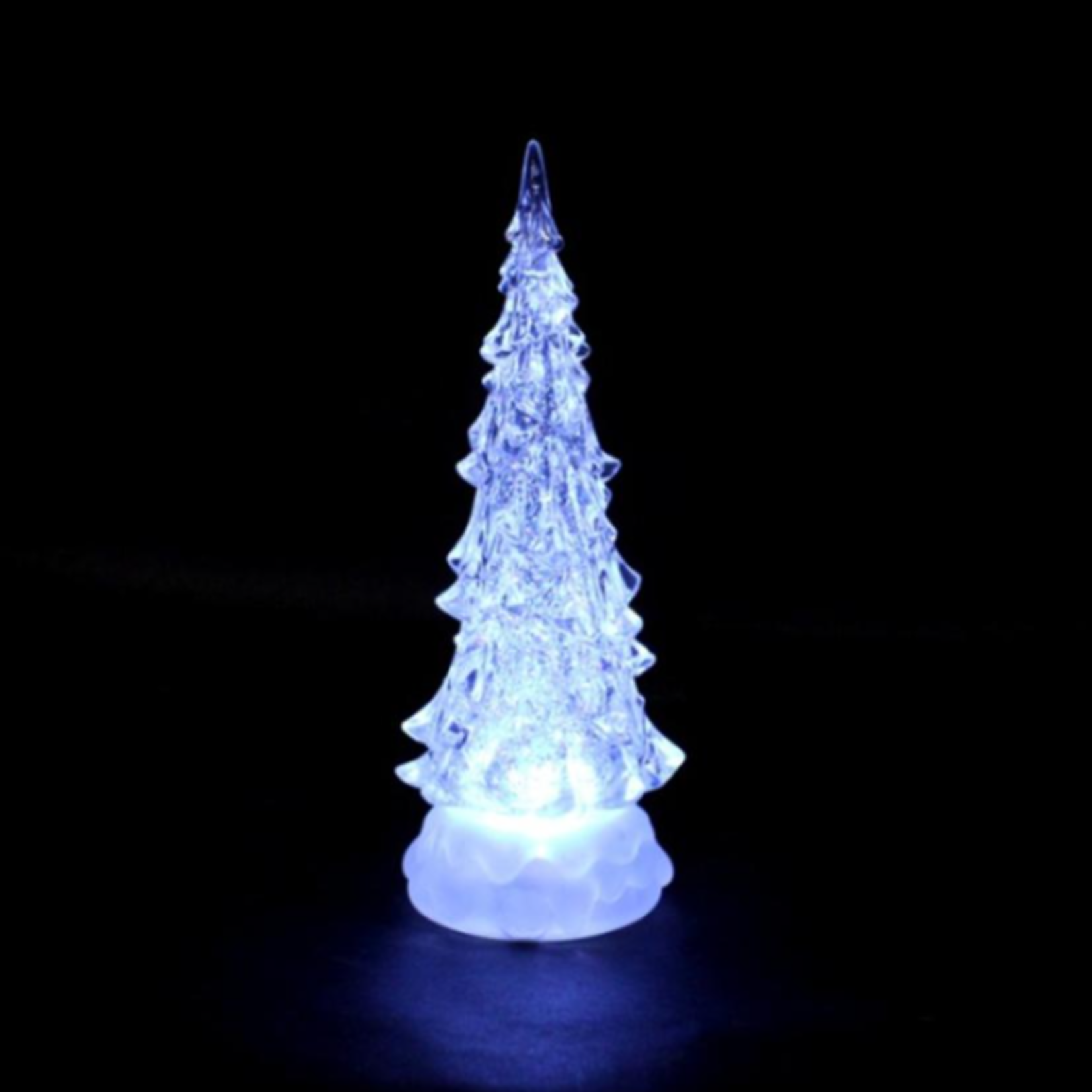 Splash Large White LED Swirling Glitter Christmas Tree