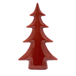 Splash 8" Ceramic Red Christmas Tree Decor