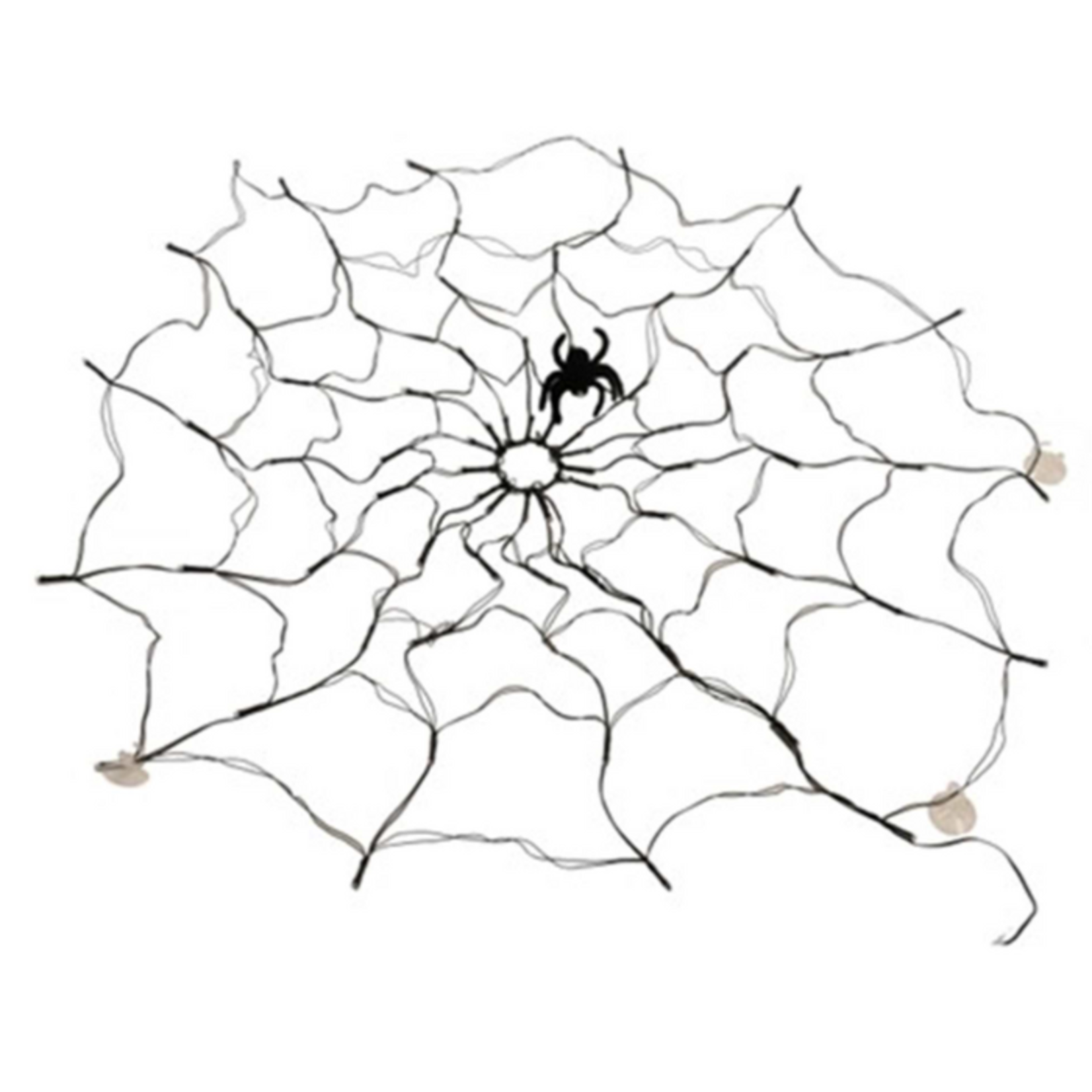 Splash 100 cm D Orange LED Spider Web