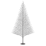 Splash 240cm 4060 Cool Lit LED Black Christmas Tree