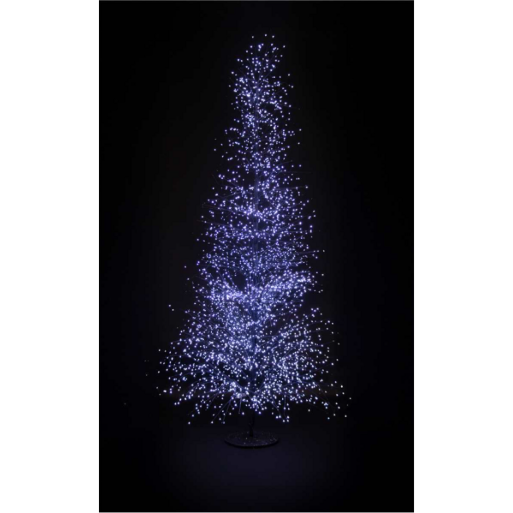 Splash 240cm 4060 Cool Lit LED Black Christmas Tree