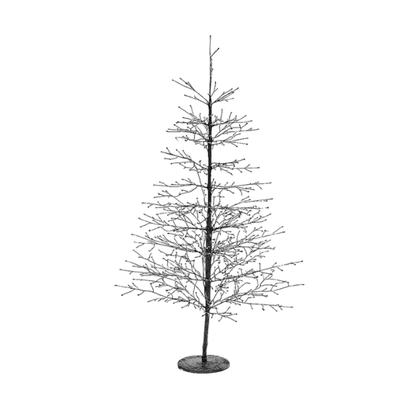 Splash 150cm 1500 Warm Dot LED Black Christmas Tree
