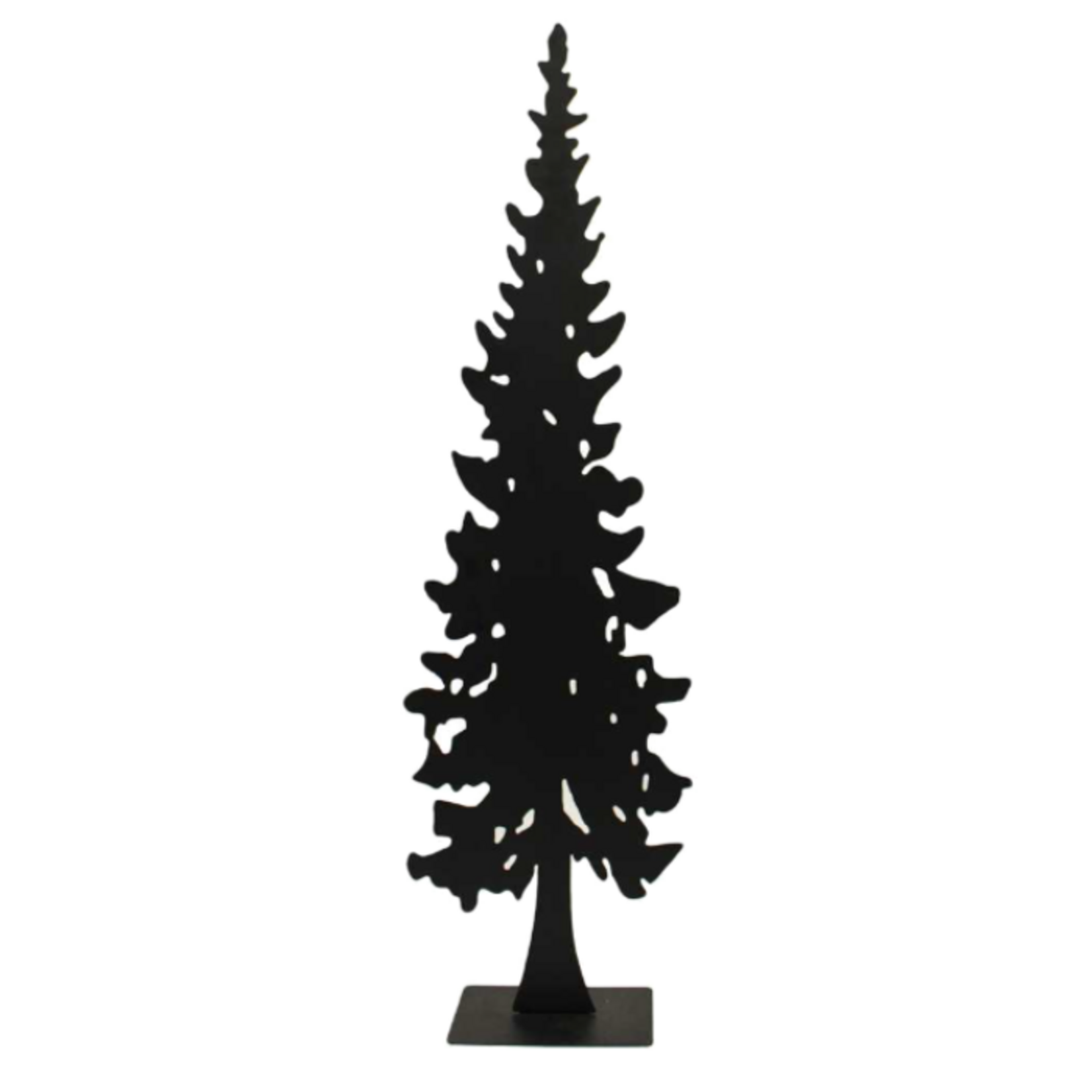 Splash 40" Black Metal Tree Silhouette