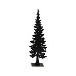 Splash 32.5" Black Metal Tree Silhouette