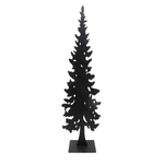 Splash 49" Black Metal Tree Silhouette