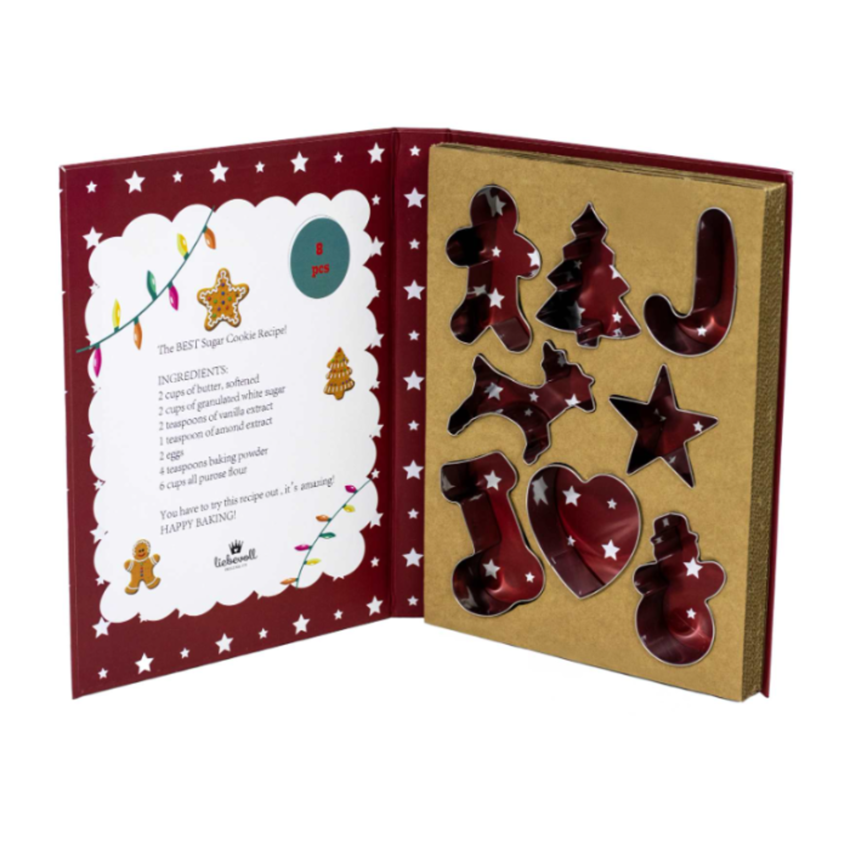 Splash 8 Piece Christmas Cookie Cutter Set