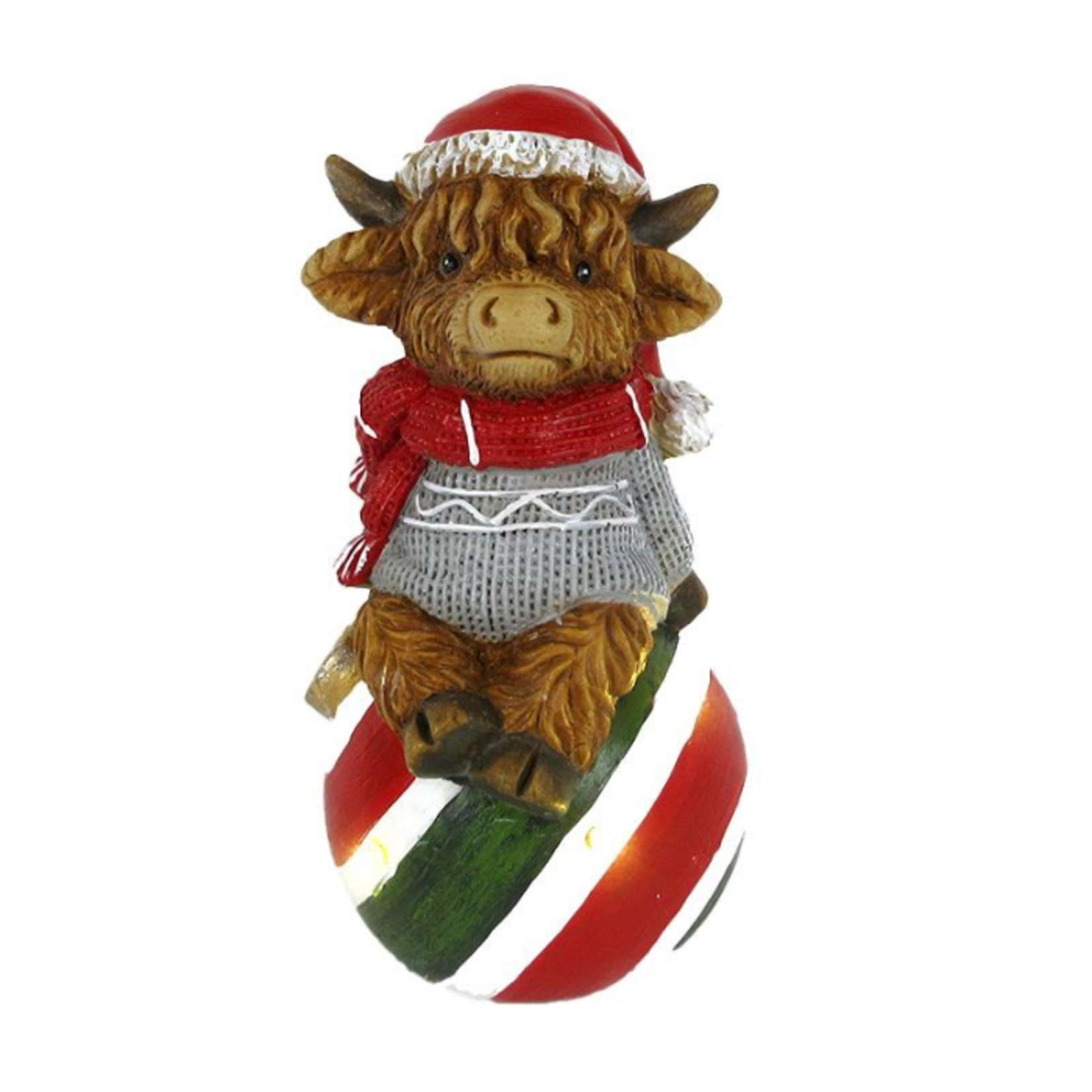 Koppers Home LED Highland Cow on Ornament