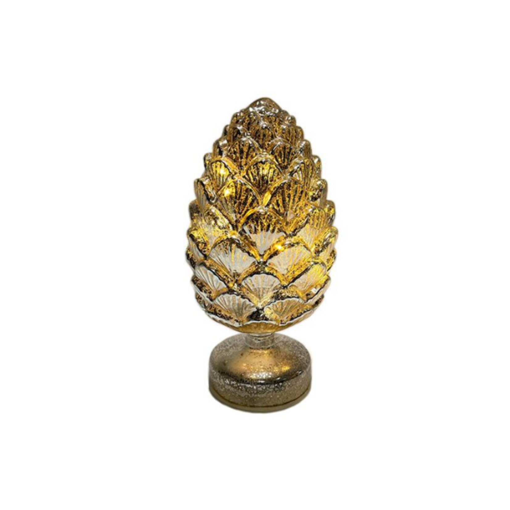 Koppers Home Glass LED Pinecone 24.5 x 12 CM