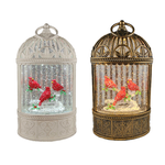 Koppers Home Assorted Birdcage Snowglobes - ea