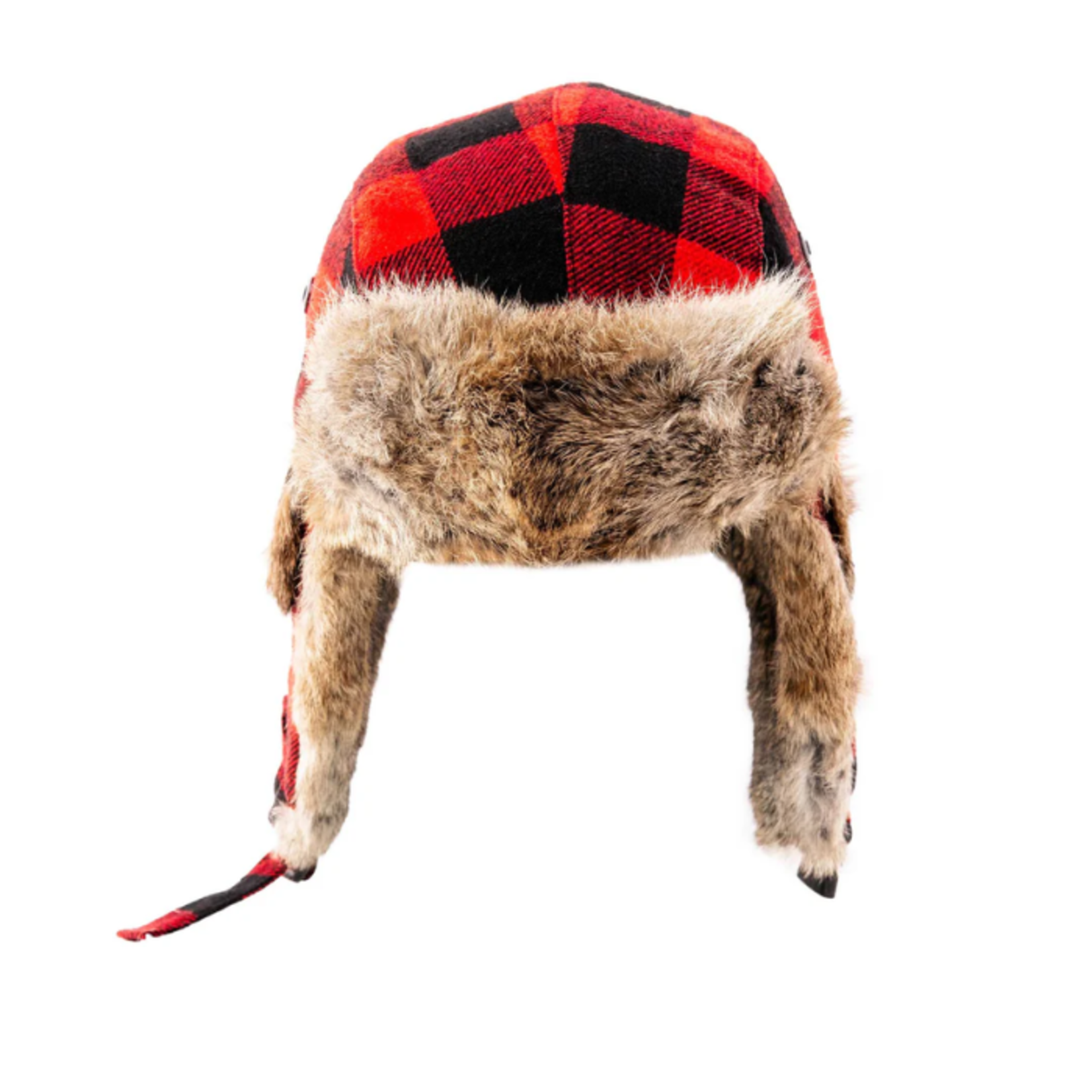 Crown Cap Crown Cap - Buffalo Check Aviator w/ Rabbit Trim