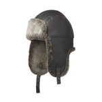 Crown Cap Double-Face Frosted Shearling Aviator