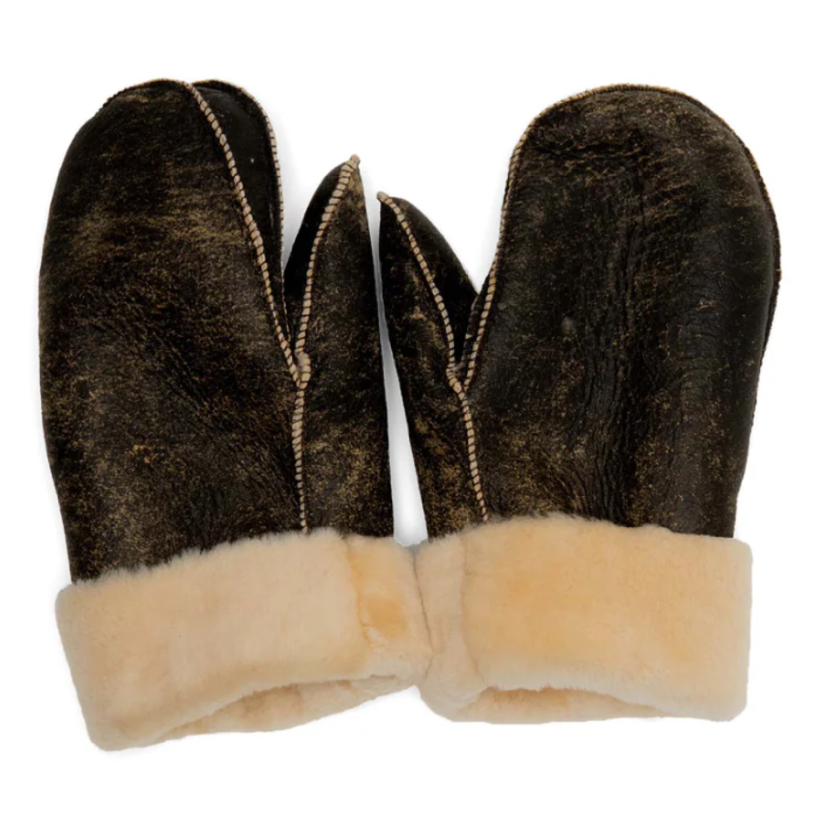 Crown Cap Crown Cap - Shearling Mittens w/ Gusset