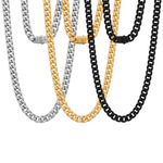 A.R.Z. Steel 10.5mm Cuban Link Chain