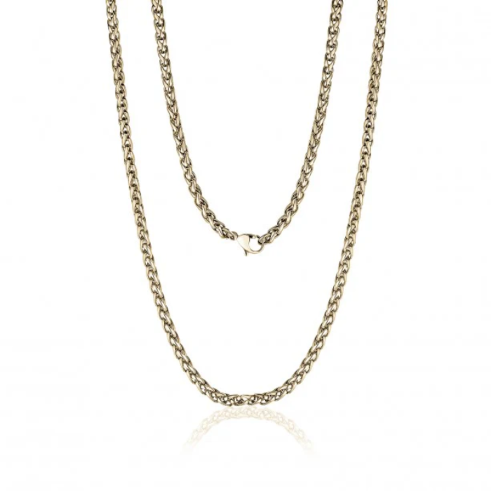 A.R.Z. Steel ARZ Steel - 4mm Franco Link Necklace 20"