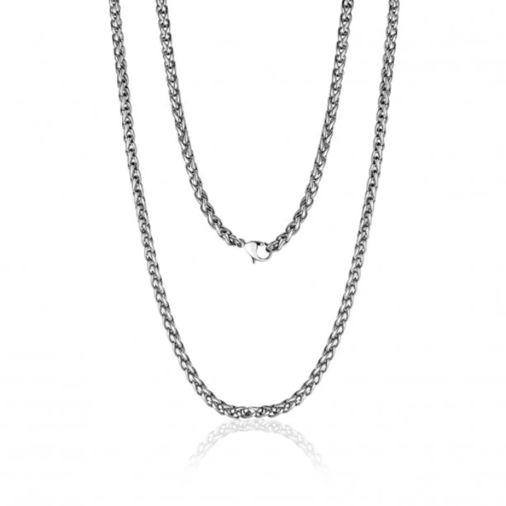A.R.Z. Steel ARZ Steel - 4mm Franco Link Necklace 20"