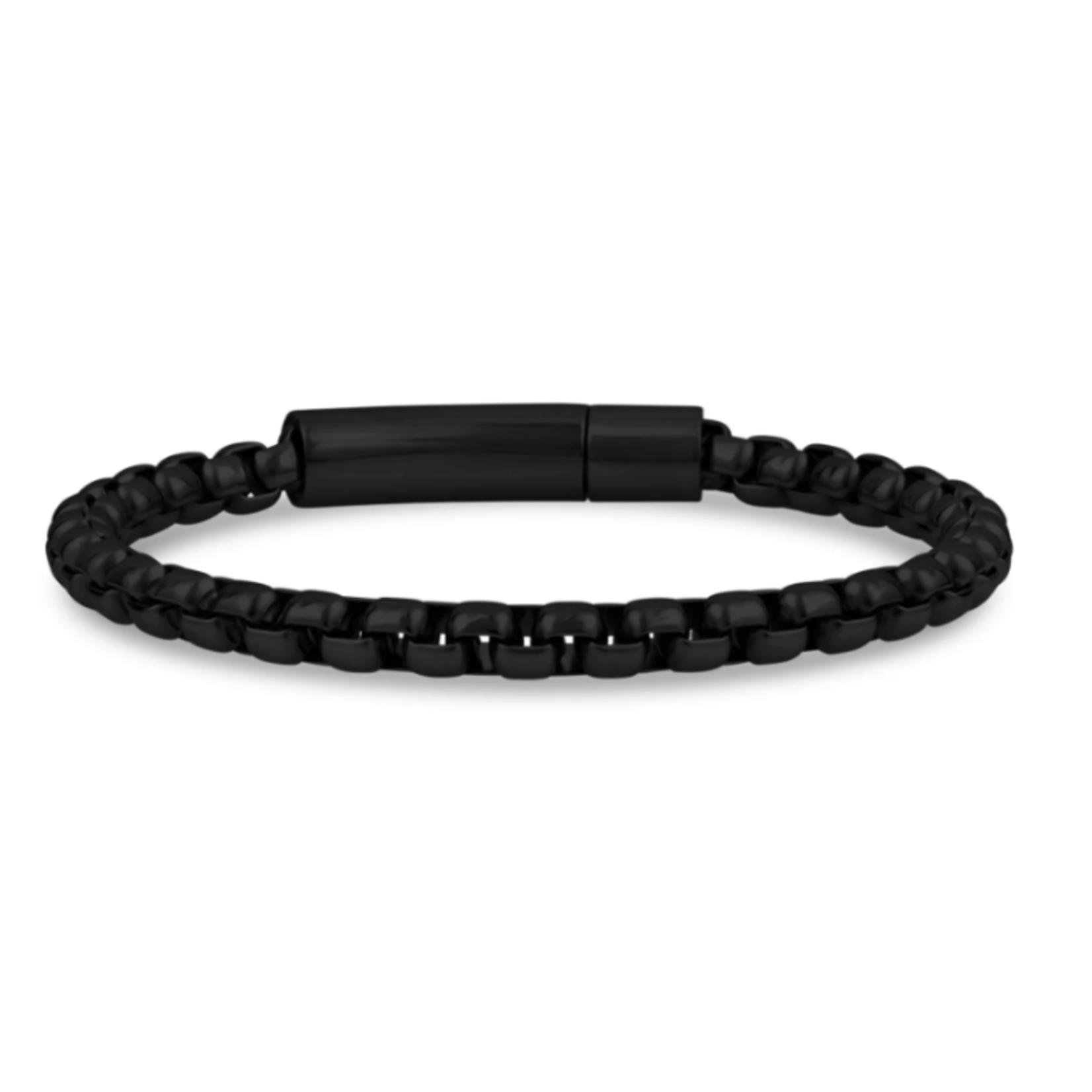 A.R.Z. Steel ARZ Steel - 5mm Round Box Link Bracelet 8"