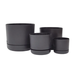 Oasis Self Watering Planter Pot - Black **4 Sizes**