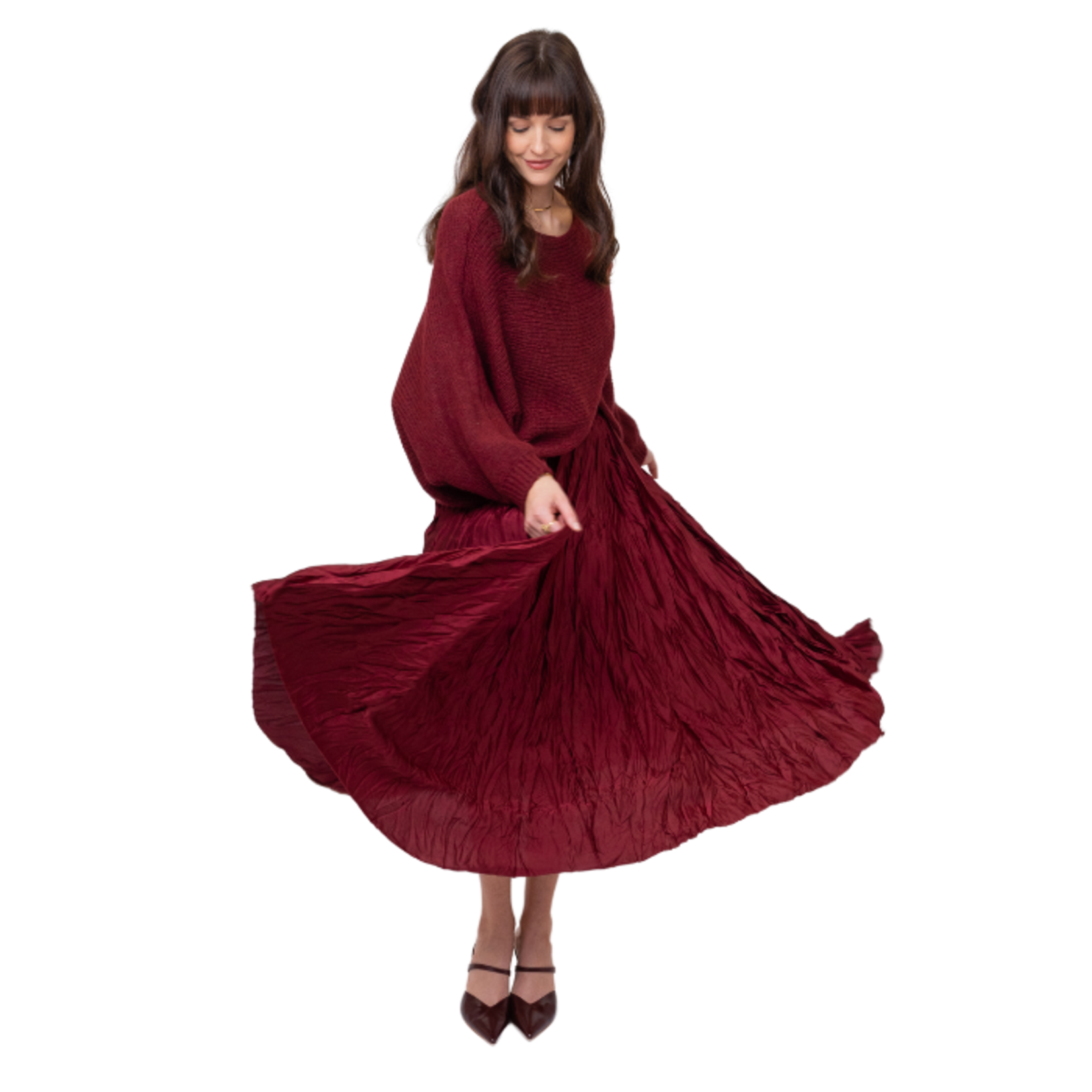 Me & Gee - Crinkle Pull-On Skirt