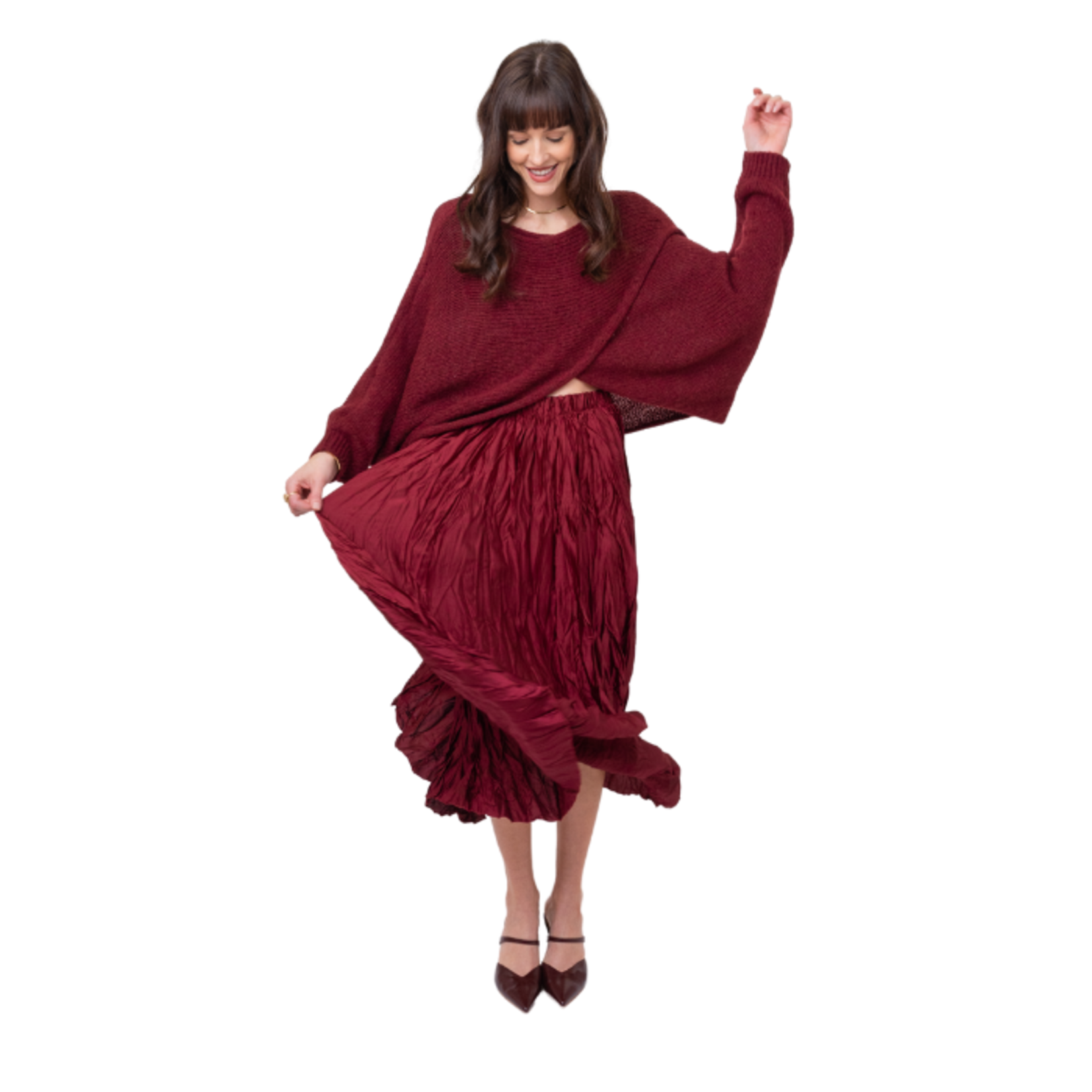 Me & Gee - Crinkle Pull-On Skirt