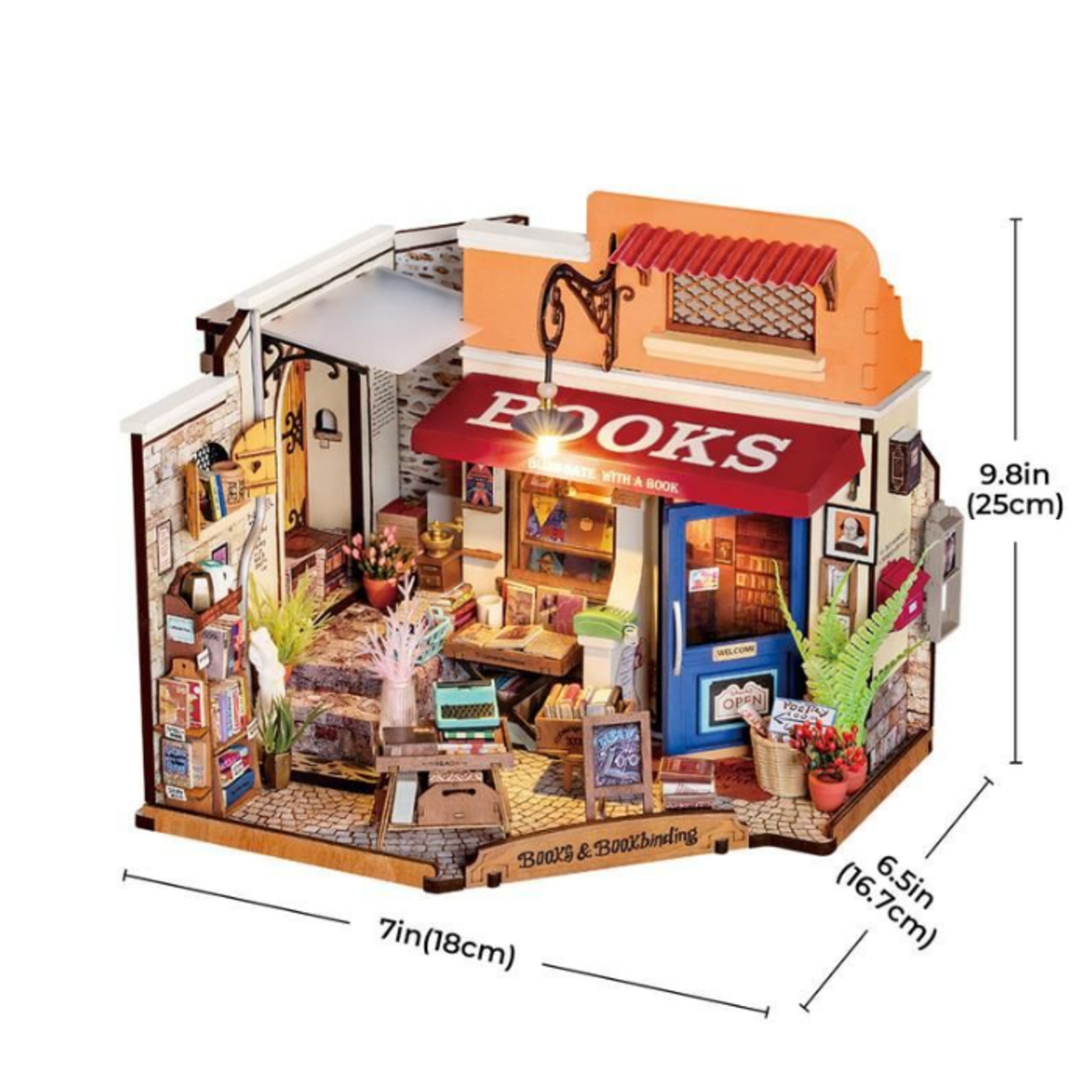 Rolife DIY House - Corner Bookstore